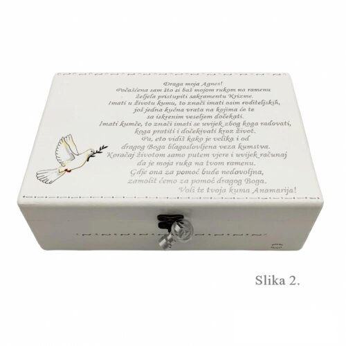  Unikatne kutije za sv. Krizmu &ndash; Posebna uspomena od kume i kuma! - 2. 20x30x10cm - 193 Cijene