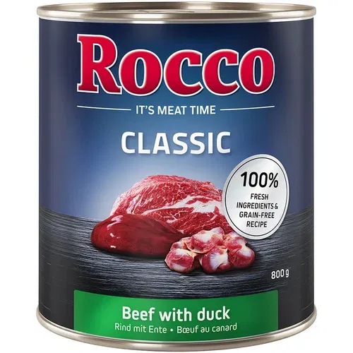 Rocco Ekonomično pakiranje za gurmane: Classic 24 x 800 g - NOVO: Govedina s pačetinom