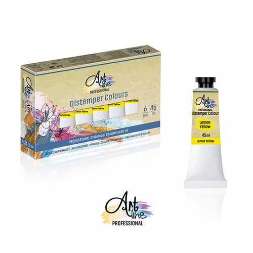 Artline Tempera limun žuta 6kom 45ML Cene