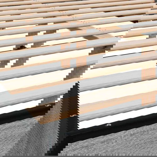 vidaXL Okvir kreveta boja hrasta 140x200cm konstruirano drvo i metal Cene