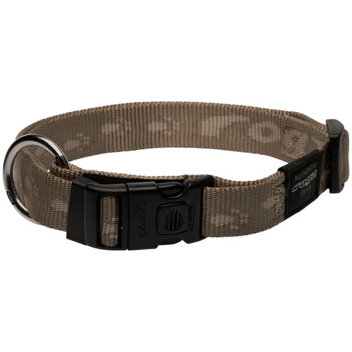 Rogz alpinist ogrlica za pse od mekane tkane trake xl — 43–70 cm zlatna Cene