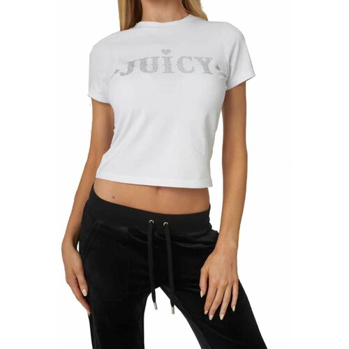 Juicy Couture FITTED T-SHIRT WITH RODEO JUICY DIAMANTE Cene
