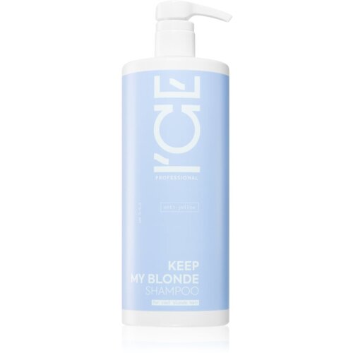 Natura Siberica ICE Professional Keep My Blonde šampon za nevtralizacijo rumenih tonov za posvetljene, melirane hadne blond lase 1000 ml Cene