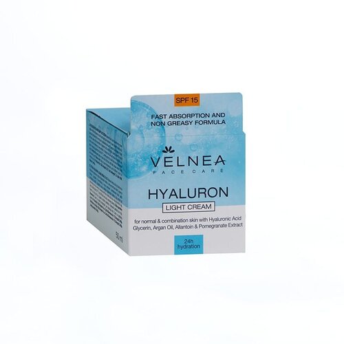 Velnea hijaluron lagana krema za lice spf 15 50ml Cene
