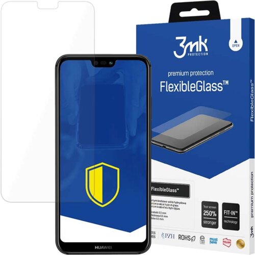 3mk Za&scaron;titno hibridno staklo FlexibleGlass za Huawei P20 Lite - Prozirna Cijene