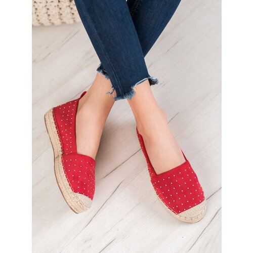 SHELOVET GOODIN RED SUEDE ESPADRYLE Slike