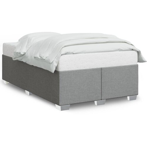 VidaXL Okvir za krevet svjetlosivi 120 x 200 cm od tkanine Slike
