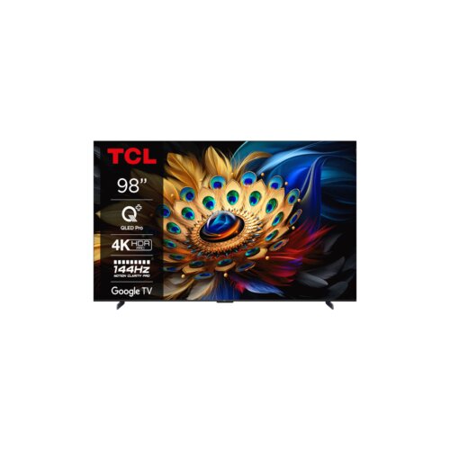Tcl 98″C655 4K QLED TVGoogle TV; QLED pro; 144HZMotion clarity pro; HDMI 2.1; 2.1 ONKYO Cijene