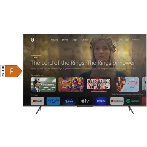 Tesla TV 75S635BUS UHD GoogleDVB-T/T2/C/S/S2-CI-HDMI-USB - Google TV-Google Assistant- ( 75S635BUS Slike