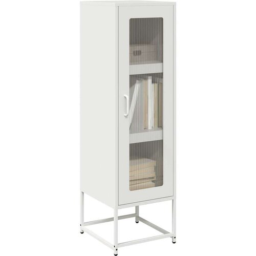 vidaXL Highboard White 36x39x123 cm Hladno valjano jeklo Cene