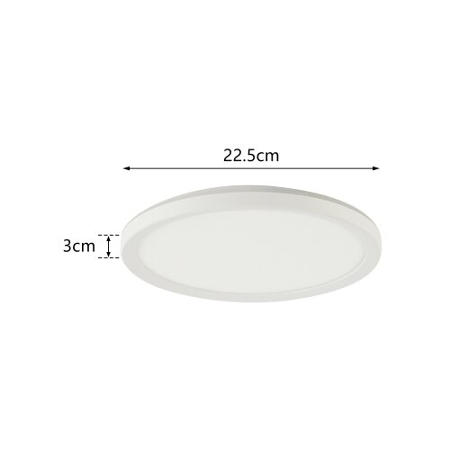  Brilagi - LED kupatilsko svetlo ULTRA SLIM LED/12W/230V pr. 22,5 cm belo IP54 Slike