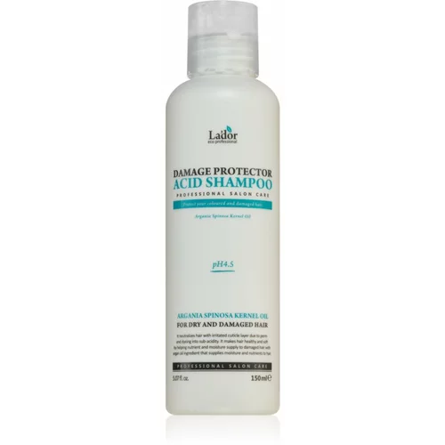 LADOR Damage Protector Acid Shampoo globinsko regeneracijski šampon za suhe, poškodovane, kemično obdelane lase 150 ml