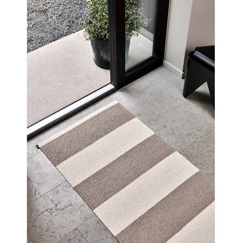 Pappelina bež/kremno bela notranja in zunanja preproga 140x180 cm bob mud vanilla &amp;ndash; Slike