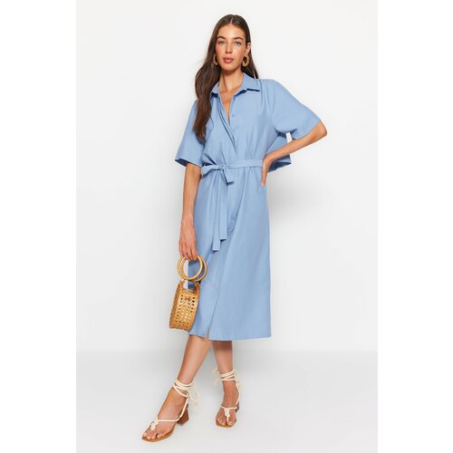 Trendyol Dress - Blue - Shirt dress Slike