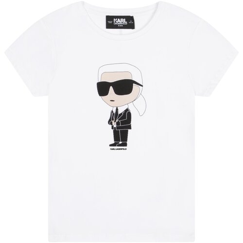 Karl Lagerfeld Majice s kratkimi rokavi - Bela Slike