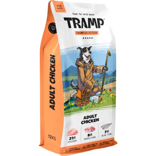 TRAMP Selection Adult Chicken - suha hrana za odrasle pse s pi&scaron;čancem, 12 kg, (5000008058) Cene