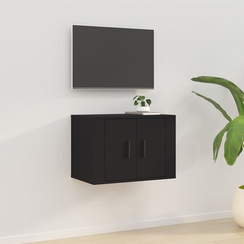 VidaXL Stenska TV omarica črna 57x34,5x40 cm Slike
