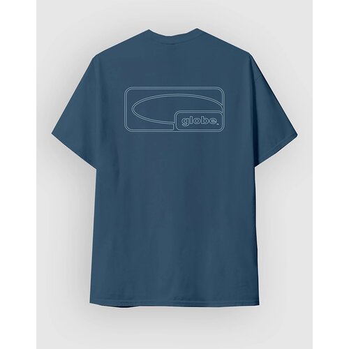 Globe Block T-Shirt steel blue Cene