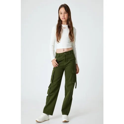 Koton Khaki Girls Jeans