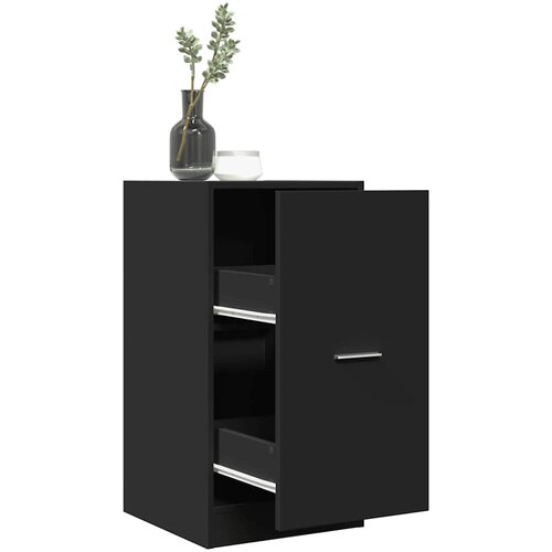 Ormarić za lijekove crni 40x41x77,5 cm konstruirano drvo Cijene
