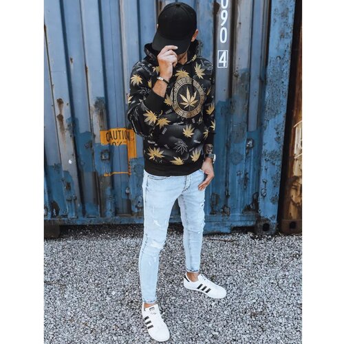 DStreet Black men's sweatshirt with print BX5318 Cene