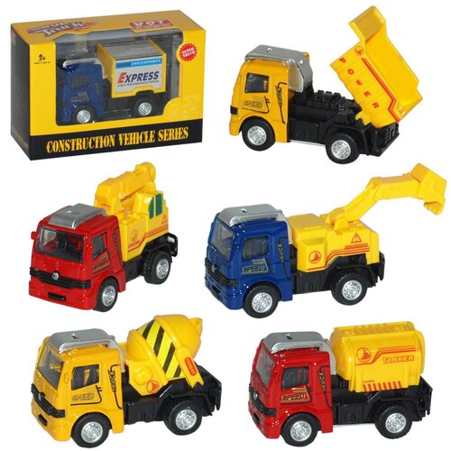 Denis Toys Kamion 7cm,sort pull back, (20827002) Cene