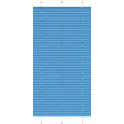  Plisirana zavjesa Plava 105x200 cm &Scaron;irina tkanine 104,4 cm Poliester Cijene