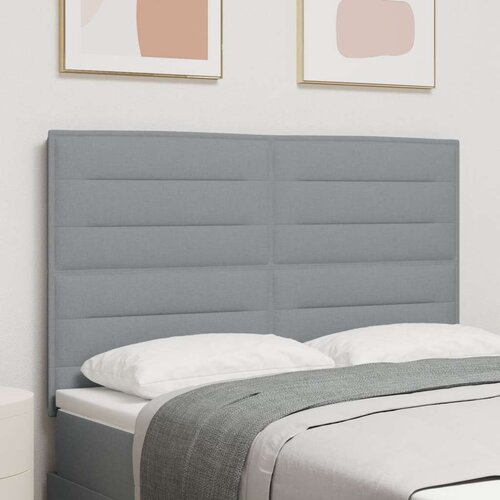  Naslon za glavo Lines Design Svetlo siva 160 cm Tkanina, (22083656) Cene