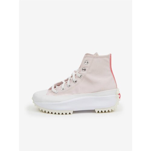 Converse Light Pink Women's Ankle Sneakers on The Run Star Platform - Women Slike
