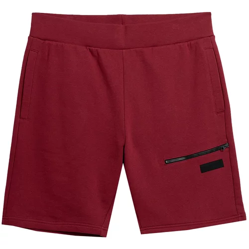 4f Sportske hlače tamno crvena / crna