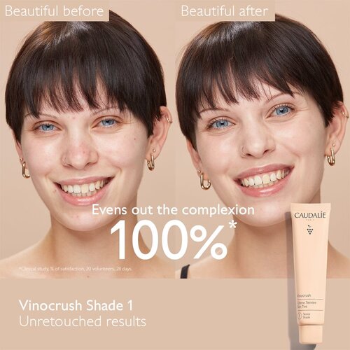 Caudalie Vinocrush Skin Tint CC krema za ujednačavanje tena s hidratantnim učinkom nijansa 1 30 ml Slike