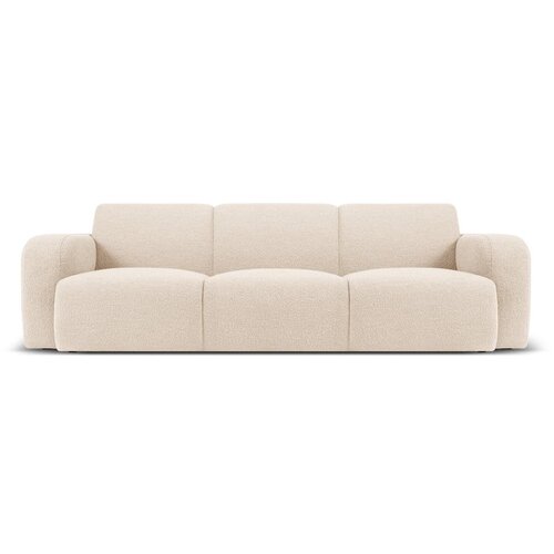 Micadoni Home Bež sedežna garnitura iz tkanine boucl&amp;eacute; 235 cm Molino &amp;ndash; Slike