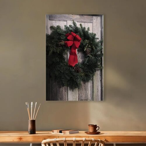  Slika - Christmas Wreath (1 Part) Vertical 40x60 Slike