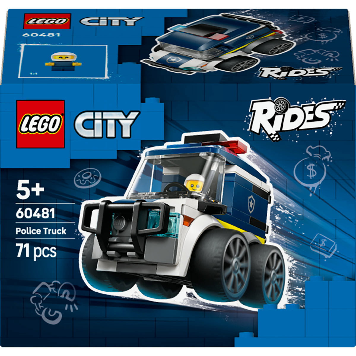 Lego VOŽNJE-POLICIJSKI KAMION 60481 Slike