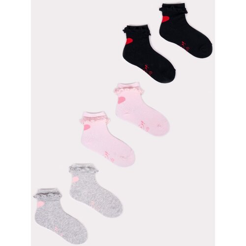 Yoclub Kids's 3Pack Socks With Frill SKA-0069G-000J-001 Slike