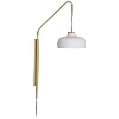Hübsch Bijela/bež zidna lampa s utikačem ø 29 cm Current – Cene