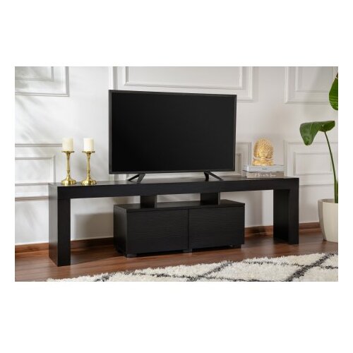 Hanah home TV polica Enclave Wood Black Cene