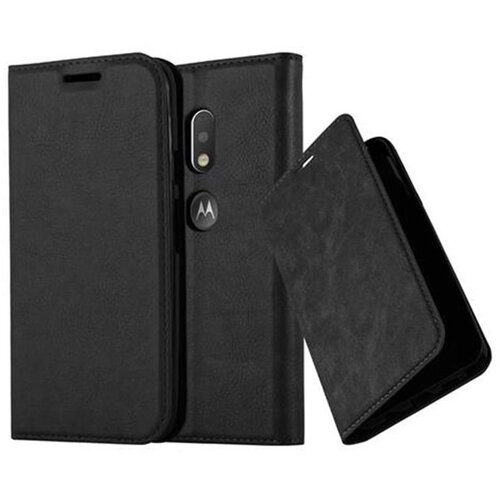 Cadorabo Ohi&scaron;je, združljivo z Motorola MOTO G4 PLAY v nočna črna - Za&scaron;čitni ovitek z magnetnim zapiranjem, stoječo funkcijo in režo za kartice, (20549516) Cene