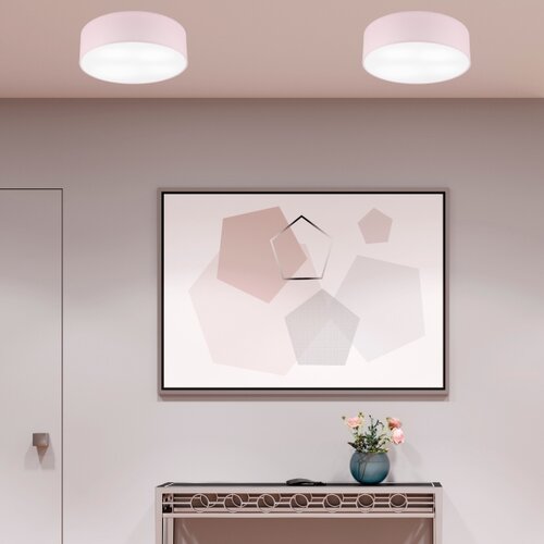  plafonsko svetlo sirja pastel double 4xE27/15W/230V prečnik 45 cm ružičasta Slike