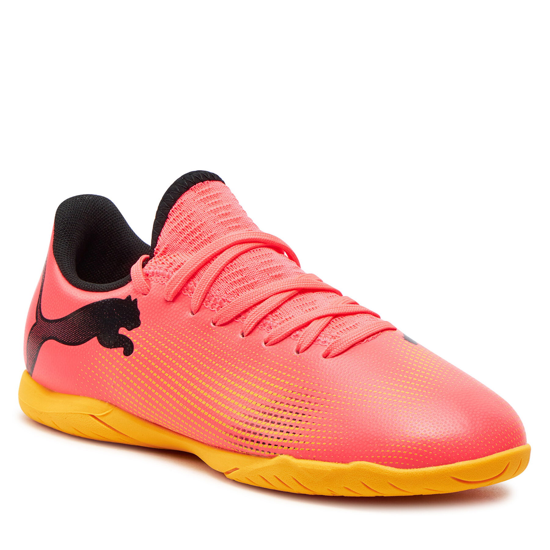 Puma Čevlji Future 7 Play It Jr 107739-03 Sunset Glow/Black/Sun Stream Cene