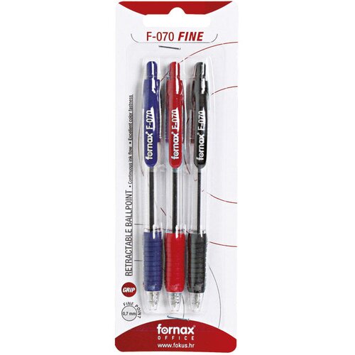 Olovka KEMIJSKA GRIP F-070 PK3 FORNAX SORTIRANO BLISTER Cene