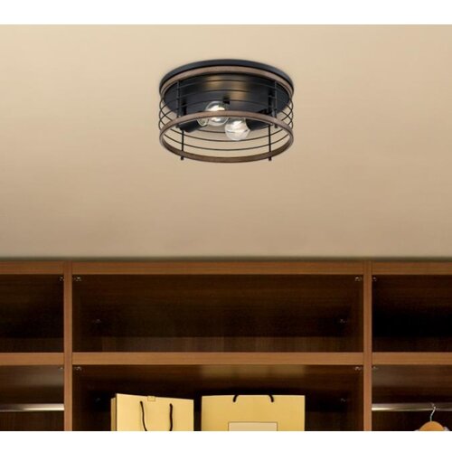 Westinghouse 61250 - plafonska svetiljka ackton 2xE27/60W/230V rustično drvo Slike