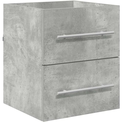  za Lavabo - Umivaonik s ladicama Betonski sivi 38 5 x 41 x 48 cm Slike
