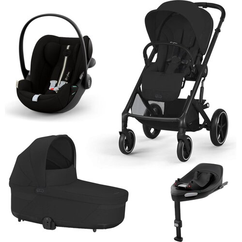 Cybex Voziček 4v1 Balios komplet moon black Slike