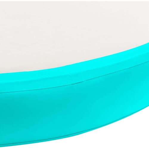 VidaXL gimnastička prostirka na napuhavanje 100x100x20 cm pvc zelena Slike