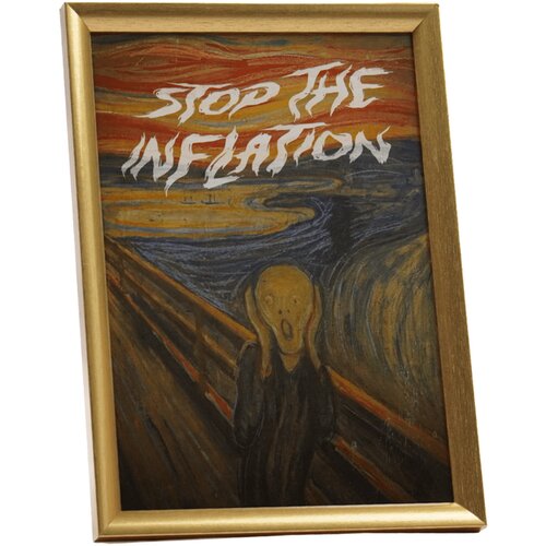 Fortune Frames Ram za slike The Scream, Zlatne boje Cene