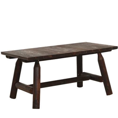 Maison Chic Klubska mizica - kavna mizica - Nizka mizica 90x50x41 cm trdna smrekovina, (21754719) Slike