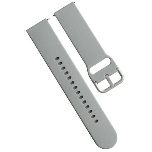INF Sivi silikonski pa&scaron;ček za uro Fitbit Versa 2/Lite - 22 mm, (5000079573) Cene
