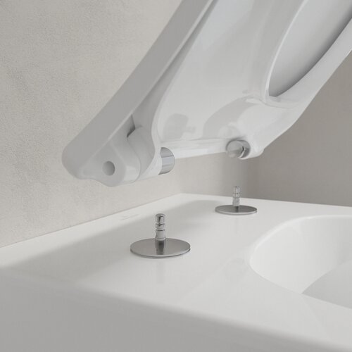 Villeroy Boch 4611RS01 Venticello Combi-Pack viseča brezrobna WC &amp;scaron;koljka z WC desko s počasnim zapiranjem Slike
