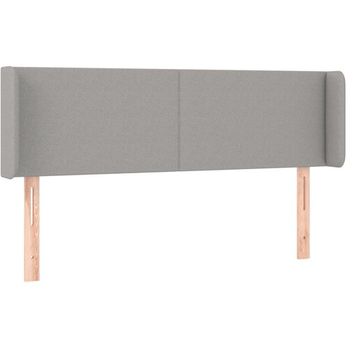 Maison Chic vzglavna omarica - nočna omarica - posteljna omarica z u&amp;scaron;esi svetlo sivo 147x16x78/88 cm blago, (21709263) Slike